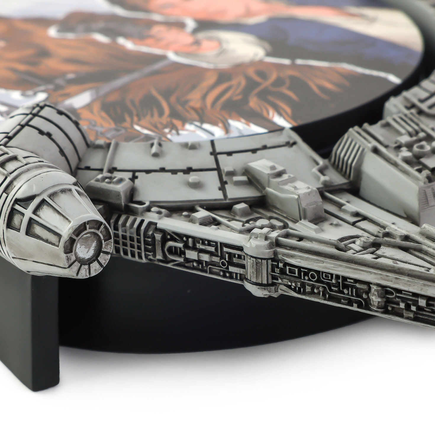 Star Wars Millennium Falcon Sculpted Coaster Set upclose view image number 4