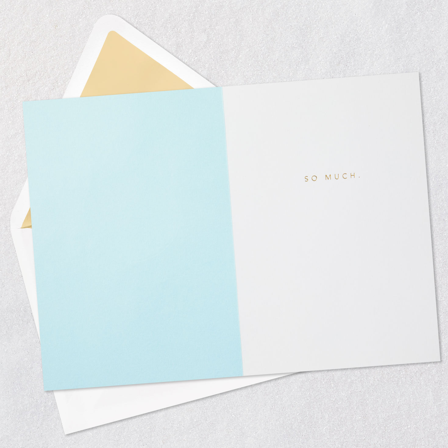 Floral Wreath on Black Signature Thank You Card Open card with envelope image number 3