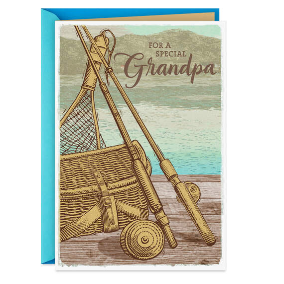 Celebrated, Appreciated and Loved Father's Day Card for Grandpa