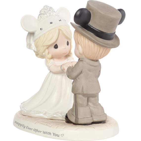 Precious Moments Happily Ever After Disney Wedding Couple Figurine, 6", , large image number 2