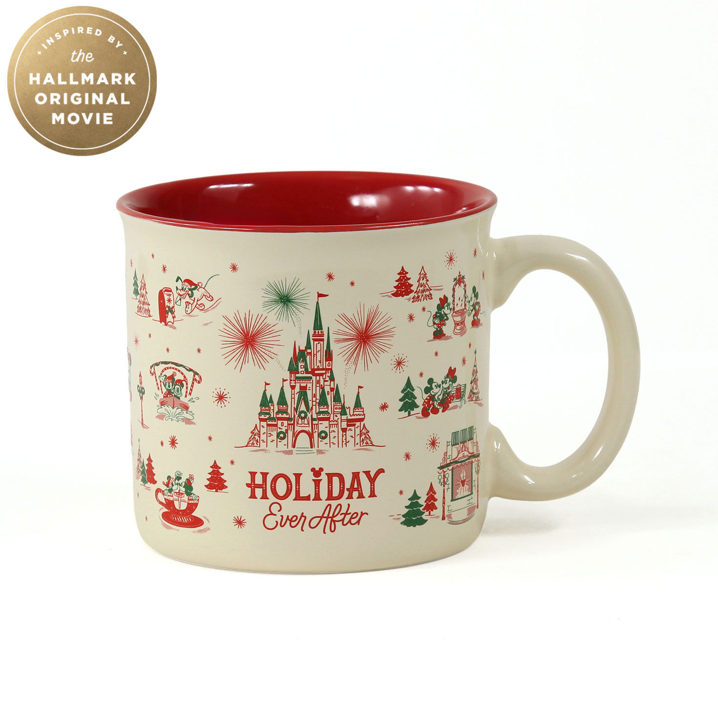 Hallmark + Disney Holiday Ever After Zrike Brands Mug, 20oz.