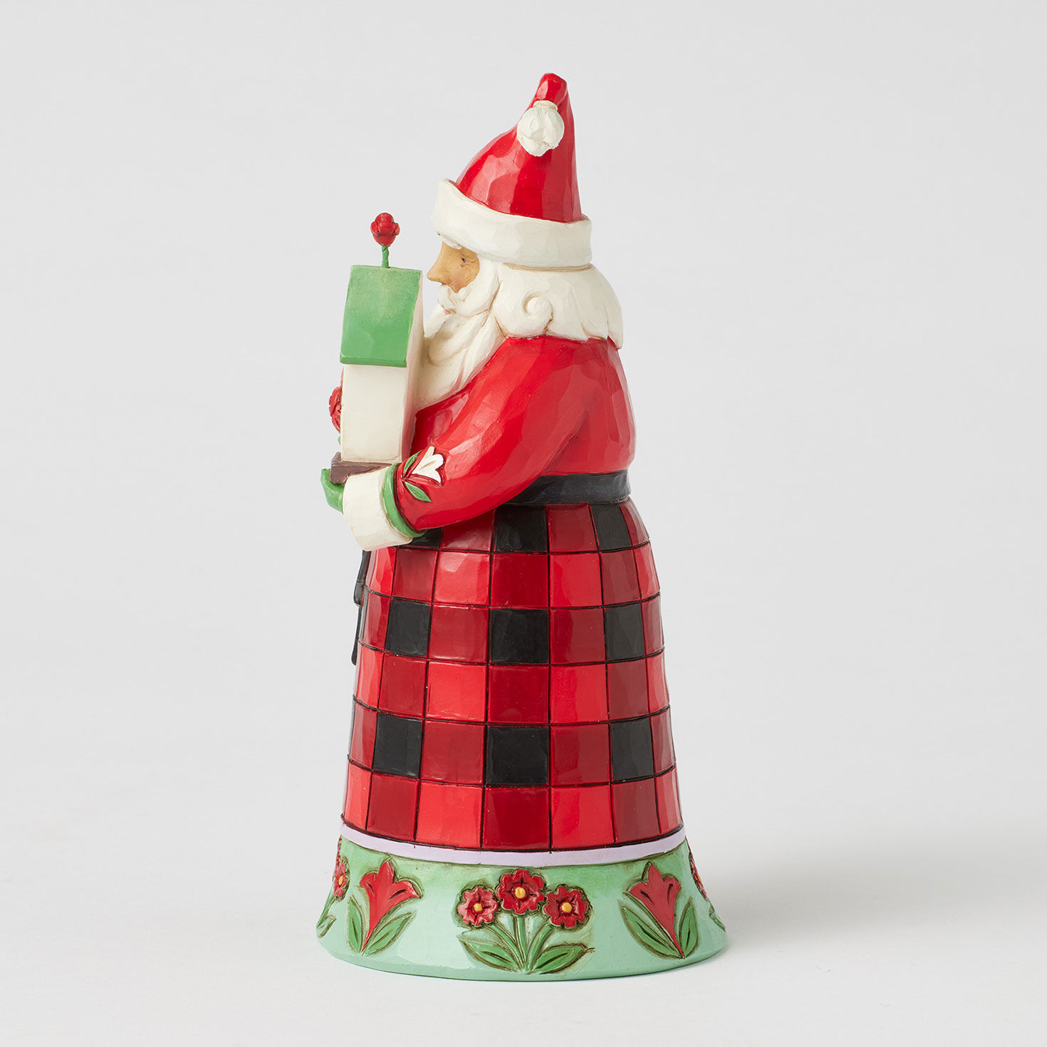 Jim Shore Santa With Cardinals and Birdhouse Figurine side image number 3