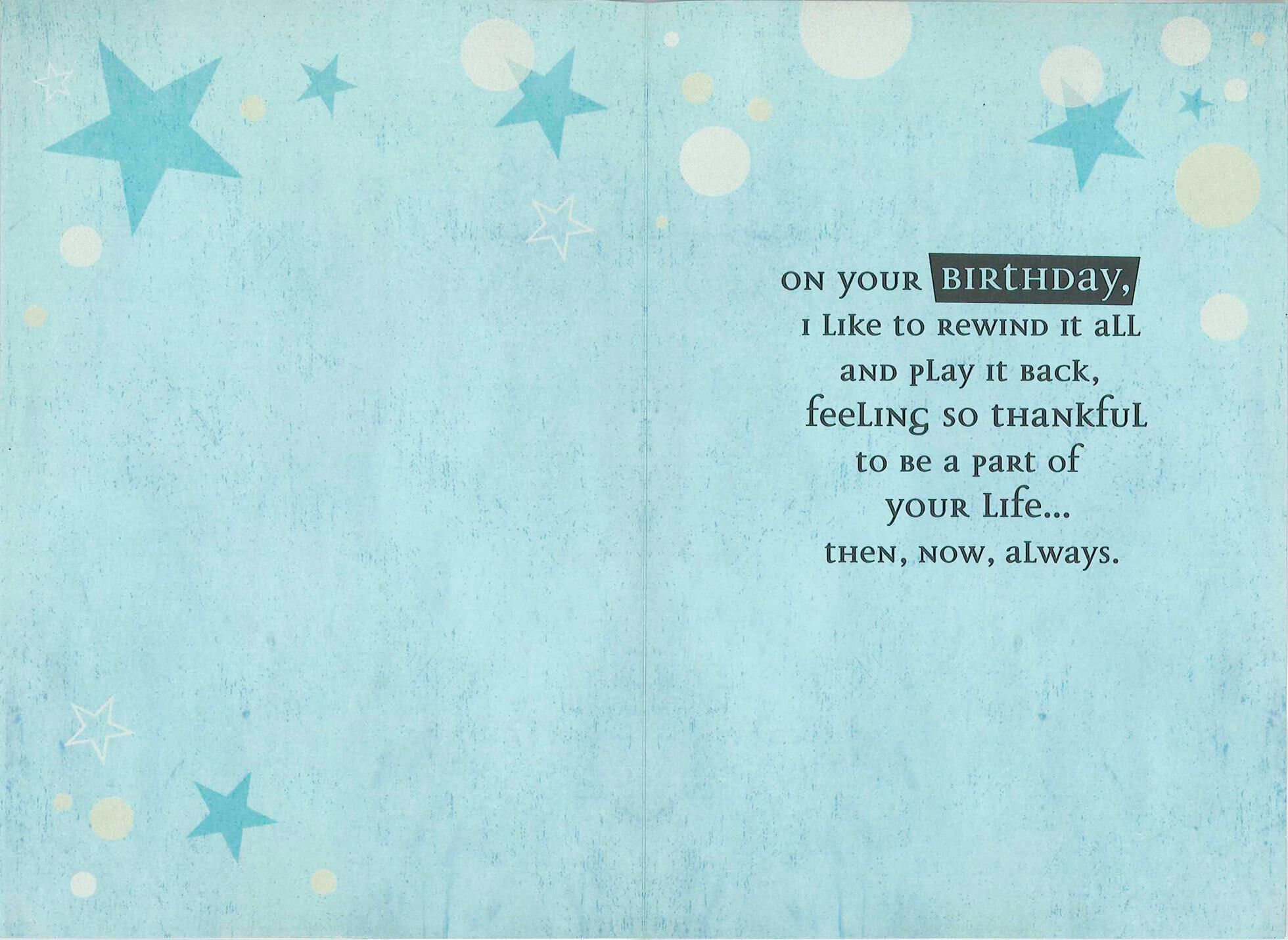 Highlight Reel Birthday Card for Son