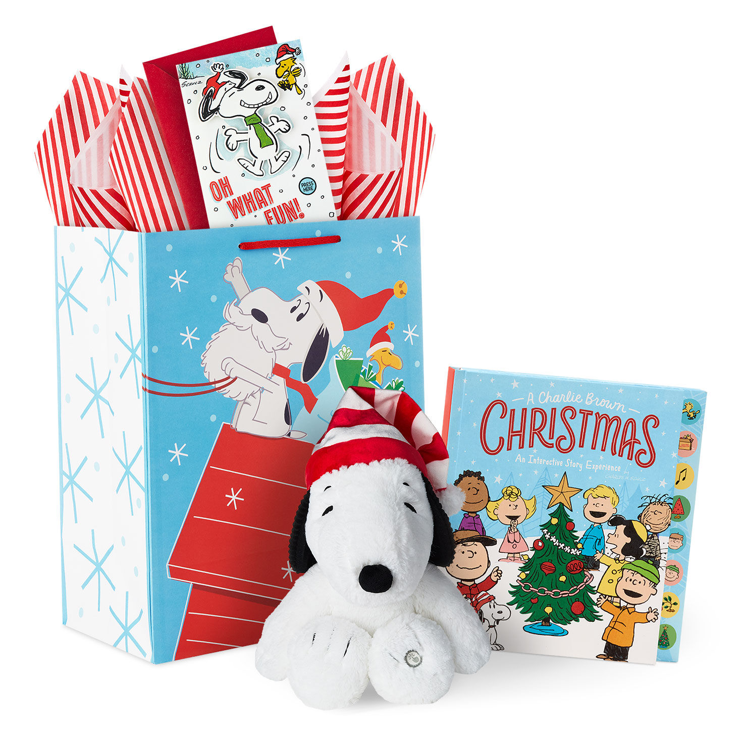 Peanuts® Interactive Snoopy Holiday Gift Set for only USD 1.99-62.99 | Hallmark