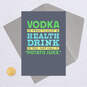 Vodka Is Practically a Health Drink Funny Birthday Card, , large image number 5