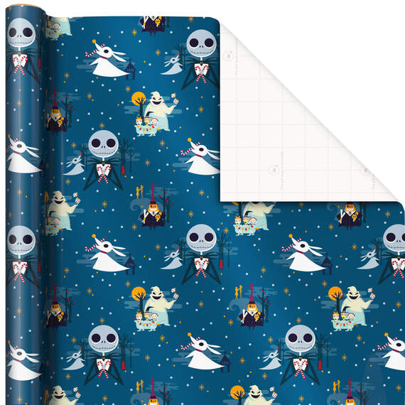 Disney Tim Burton's The Nightmare Before Christmas Wrapping Paper, 70 sq. ft.