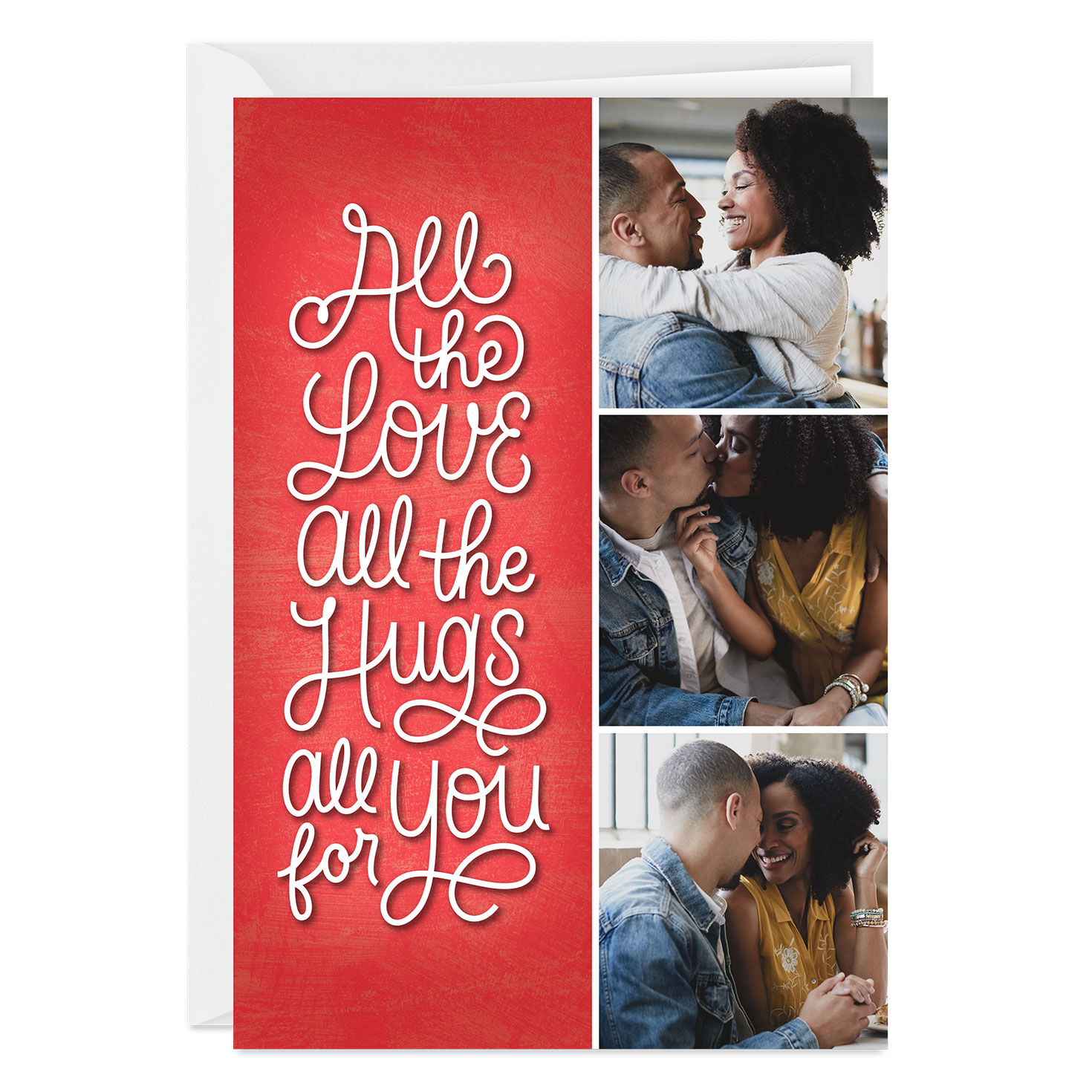 Personalized All For You Love Photo Card