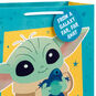 Grogu With Sorgan Frog on Blue Large Gift Bag Handle Detail image number 4
