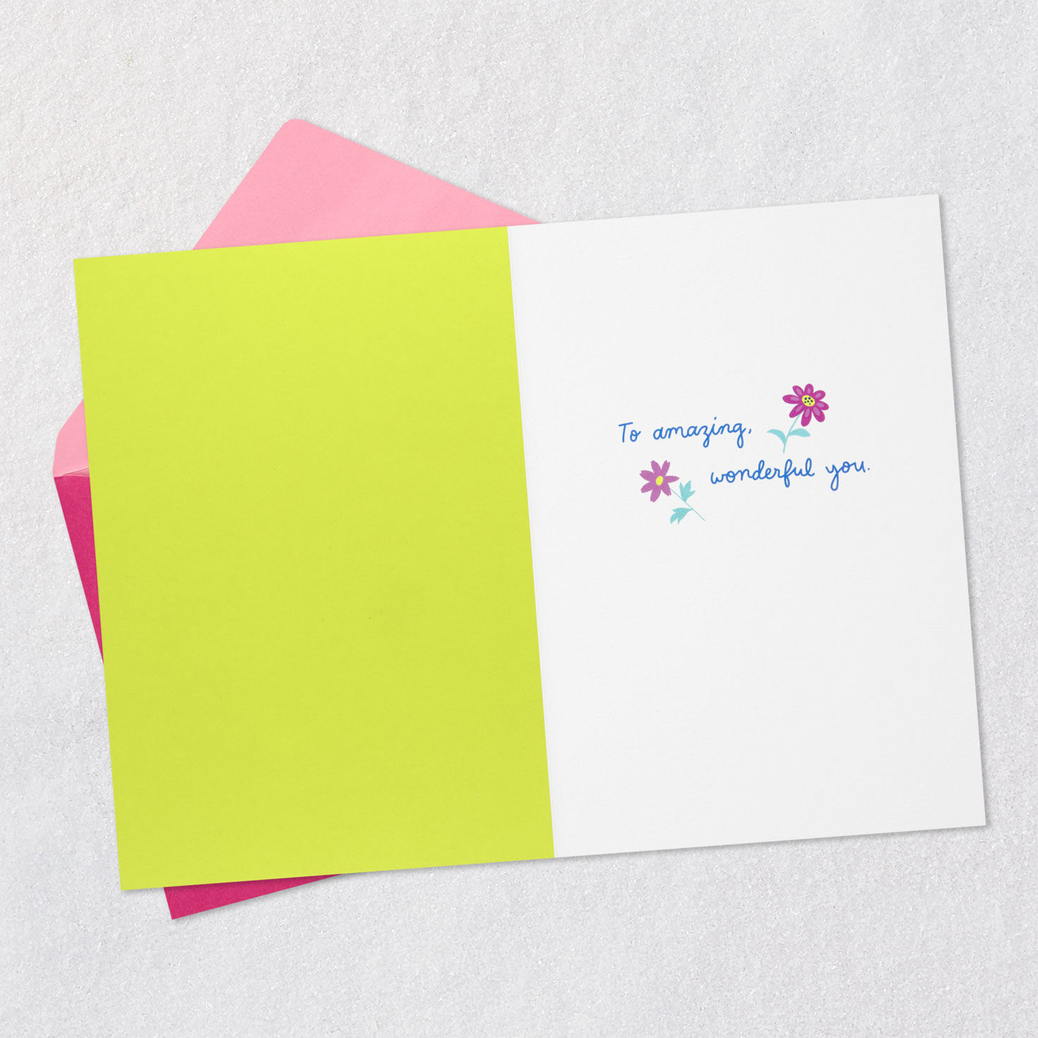 Colorful Flower Bouquet Happy Mother's Day Card Open card with envelope image number 3