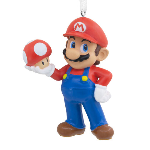 Nintendo Super Mario™ With Super Mushroom Hallmark Ornament, 