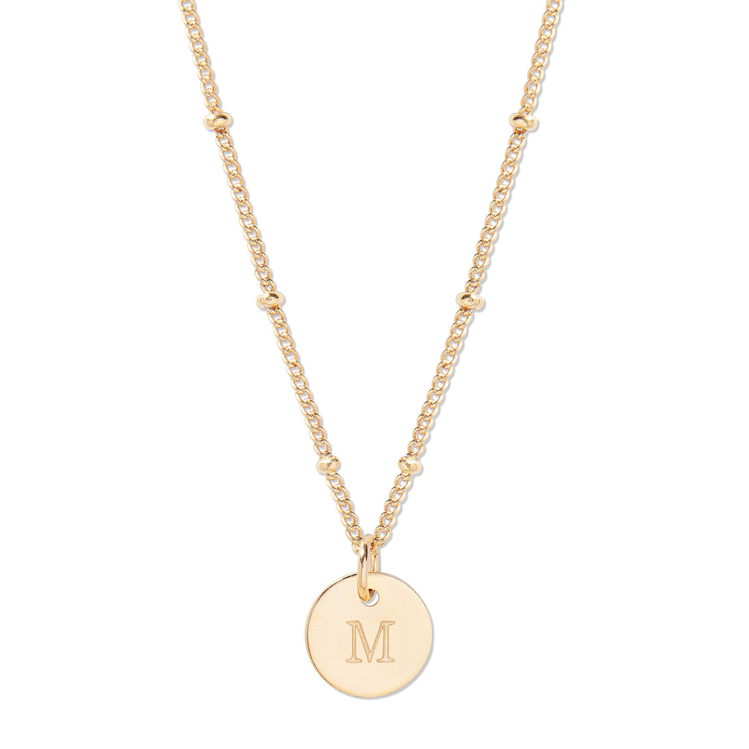 Brook & York Madeline Initial Pendant, Initial M