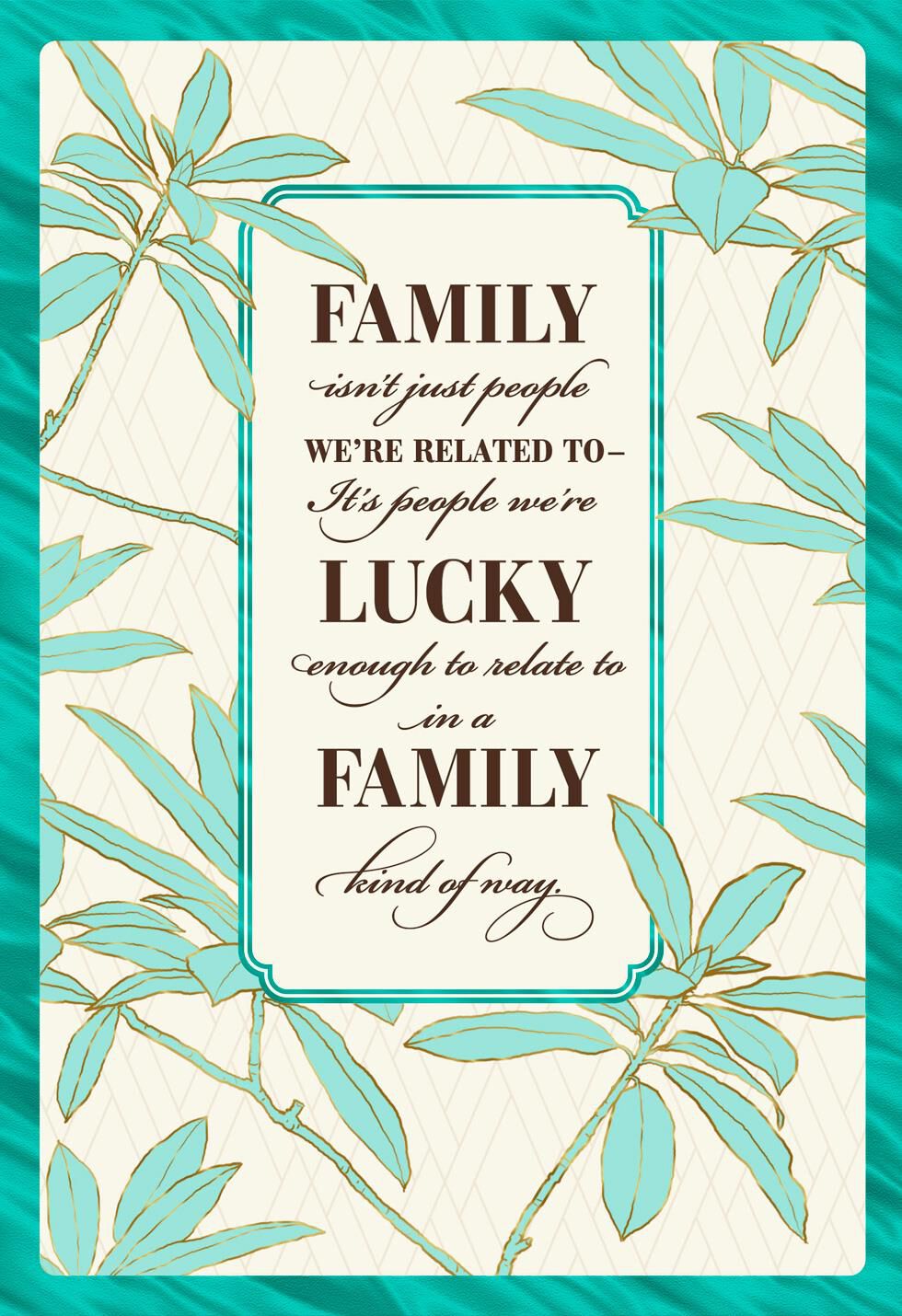 Lucky to Love You Like a Son Birthday Card