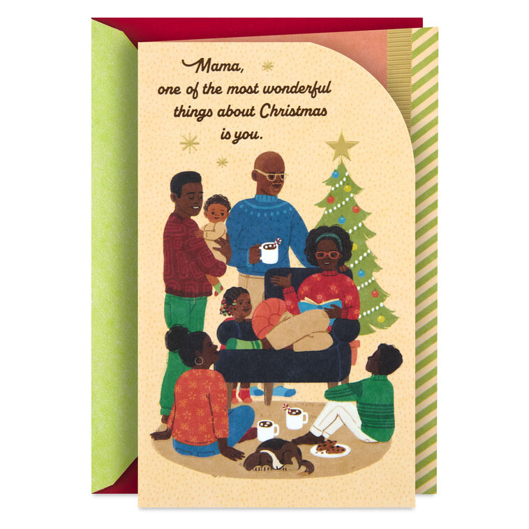 You Are My Place of Hope Christmas Card for Mama