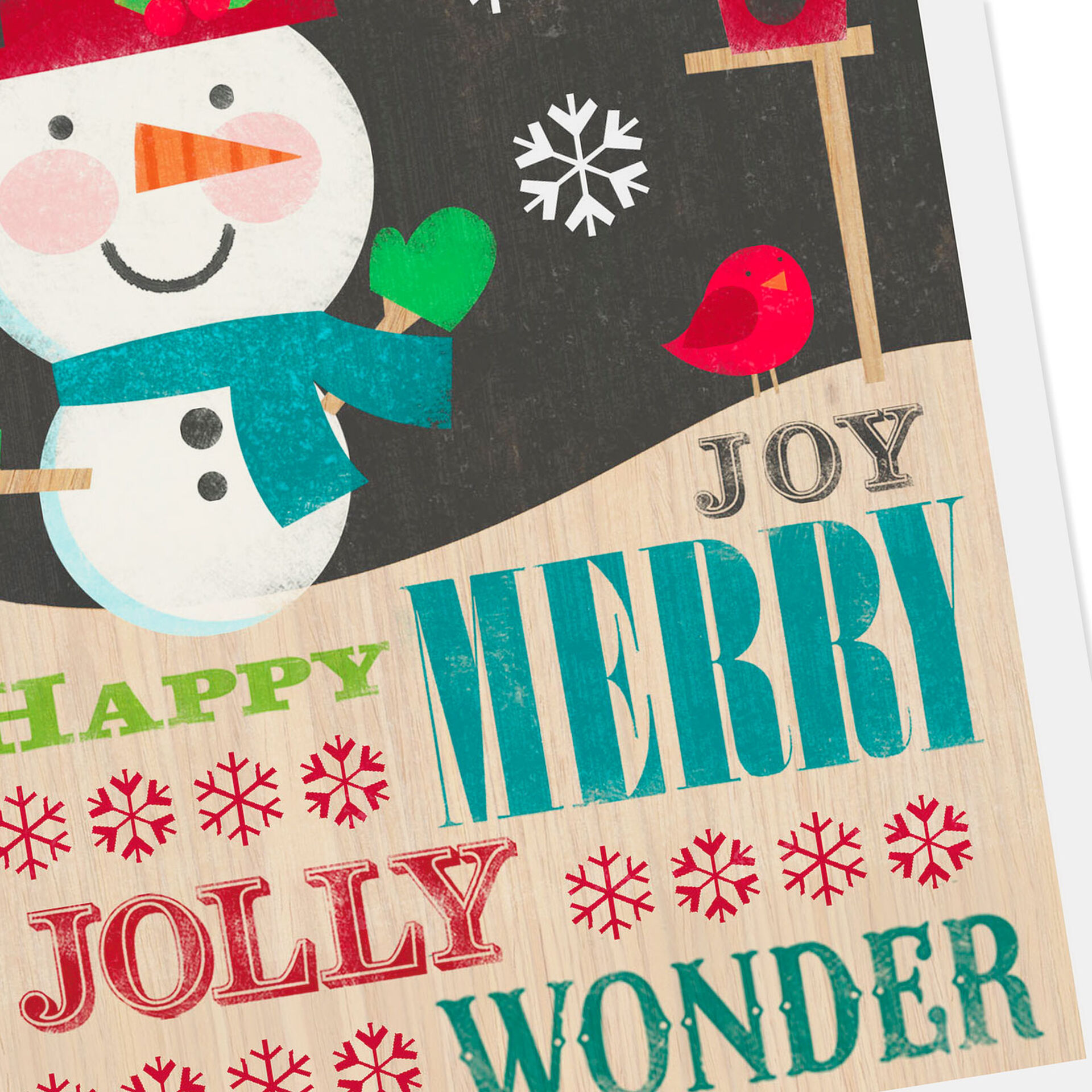 Happy Merry Joy Holiday Card Greeting Cards Hallmark