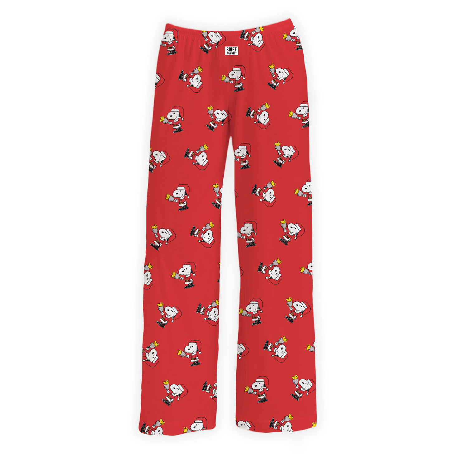 Brief Insanity Peanuts Snoopy Happy Holidays Red Lounge Pants