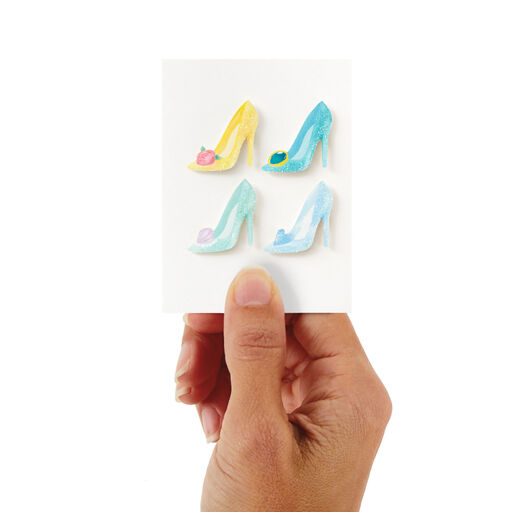 3.25" Mini Disney Princess Shoes Fabulous Ever After Day Card, 