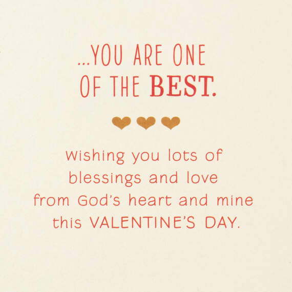 God's Blessings and Love Religious Valentine's Day Card, , large image number 2