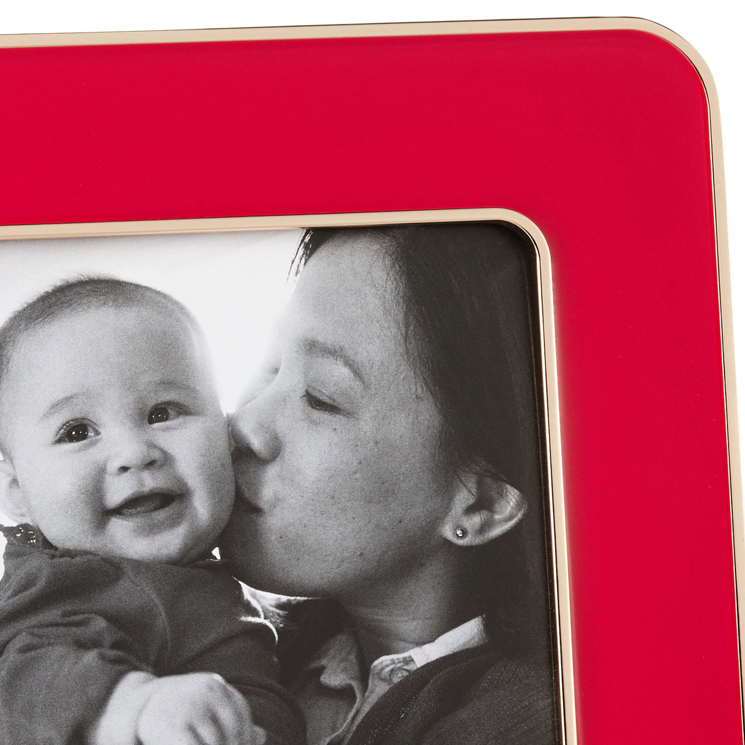 Baby's First Christmas Red Enamel Picture Frame, 4x4 for only USD 22.99 | Hallmark