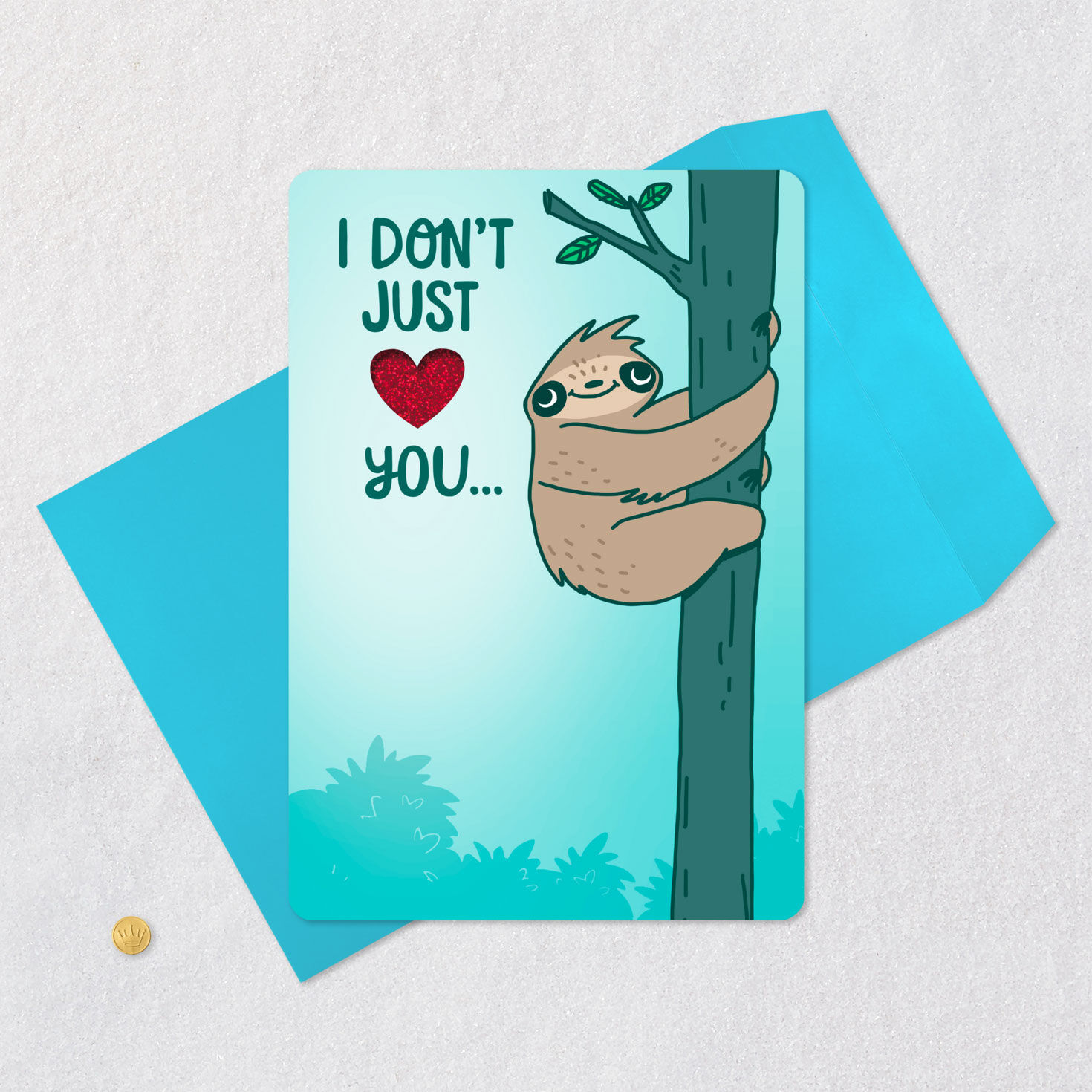 Jumbo I Huge Heart You Love Card, , large image number 4
