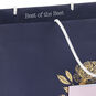Elegant Cake Large Blue Gift Bag upclose detail image number 5