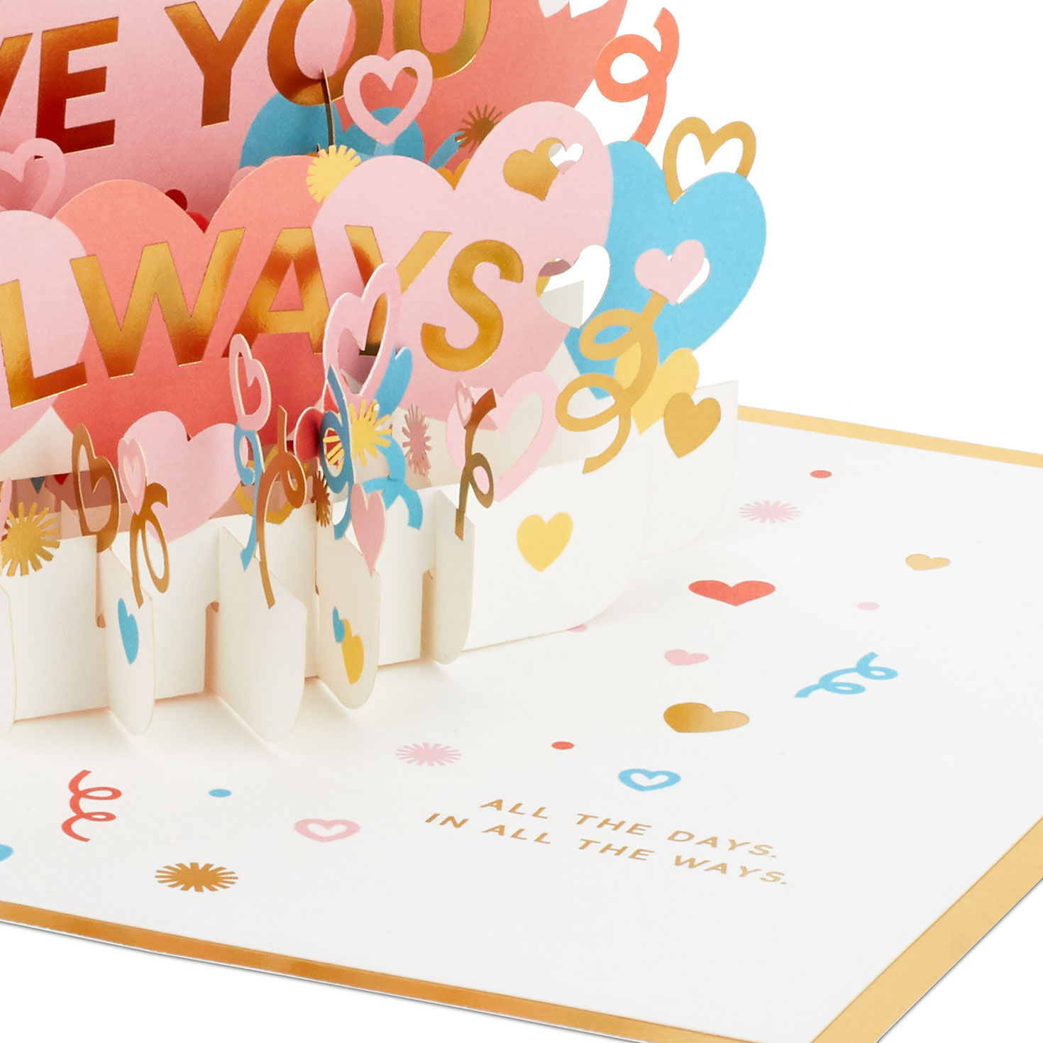 Love You Always 3D Pop-Up Love Card, , large image number 4