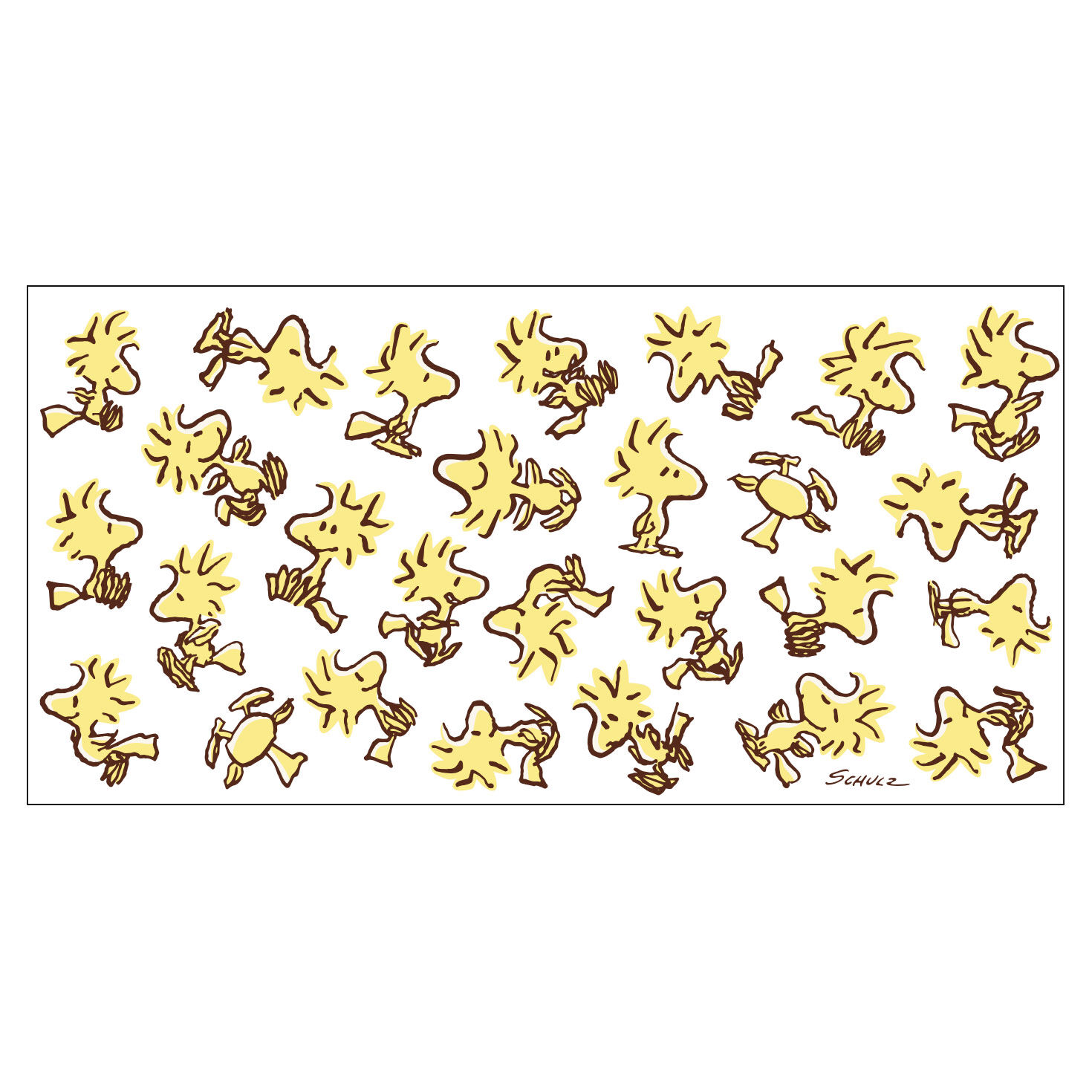 Peanuts Woodstock Collage Collector Glass Full glass design  image number 2