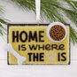Home Is Where the Dog Is Christmas Ornament Hanging on tree image number 2