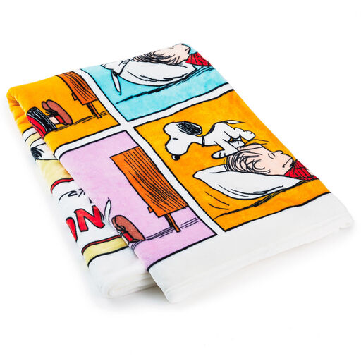 Peanuts® Snoopy and Linus Comic Strip Throw Blanket, 50x60, 