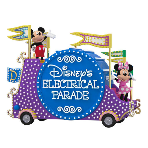 Disney Mickey Mouse Disney's Electrical Parade Musical Ornament With Light, 