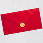 Santa Polar Bear Christmas Money Card for Nephew Envelope Back with Seal image number 8