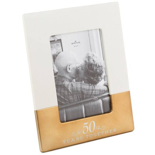 50 Years Together Ceramic Picture Frame, 5x7, 