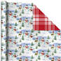 Christmas Classics 3-Pack Reversible Wrapping Paper Assortment, 120 sq. ft., , large image number 6