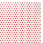 Red Polka Dots on White Tissue Paper, 6 sheets, Red on White, large image number 3