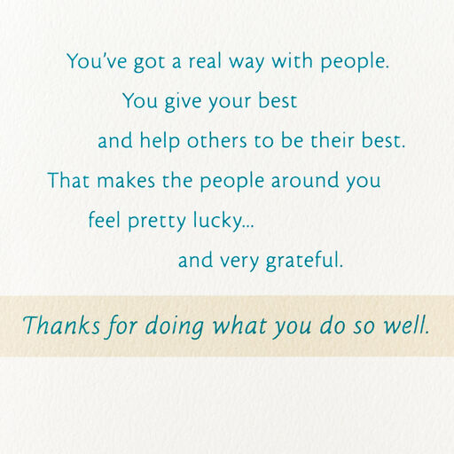 You Make a Difference Thank-You Card, 