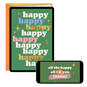 You Deserve All the Happy Video Greeting  Card, , large image number 1