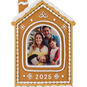 Gingerbread House Photo Frame Christmas Ornament closeup view image number 5