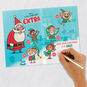 Santa and Farting Elves Funny Christmas Card With Sound signing card image number 7