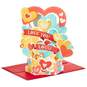 Bouquet of Hearts Pop Up Love Card, , large image number 1