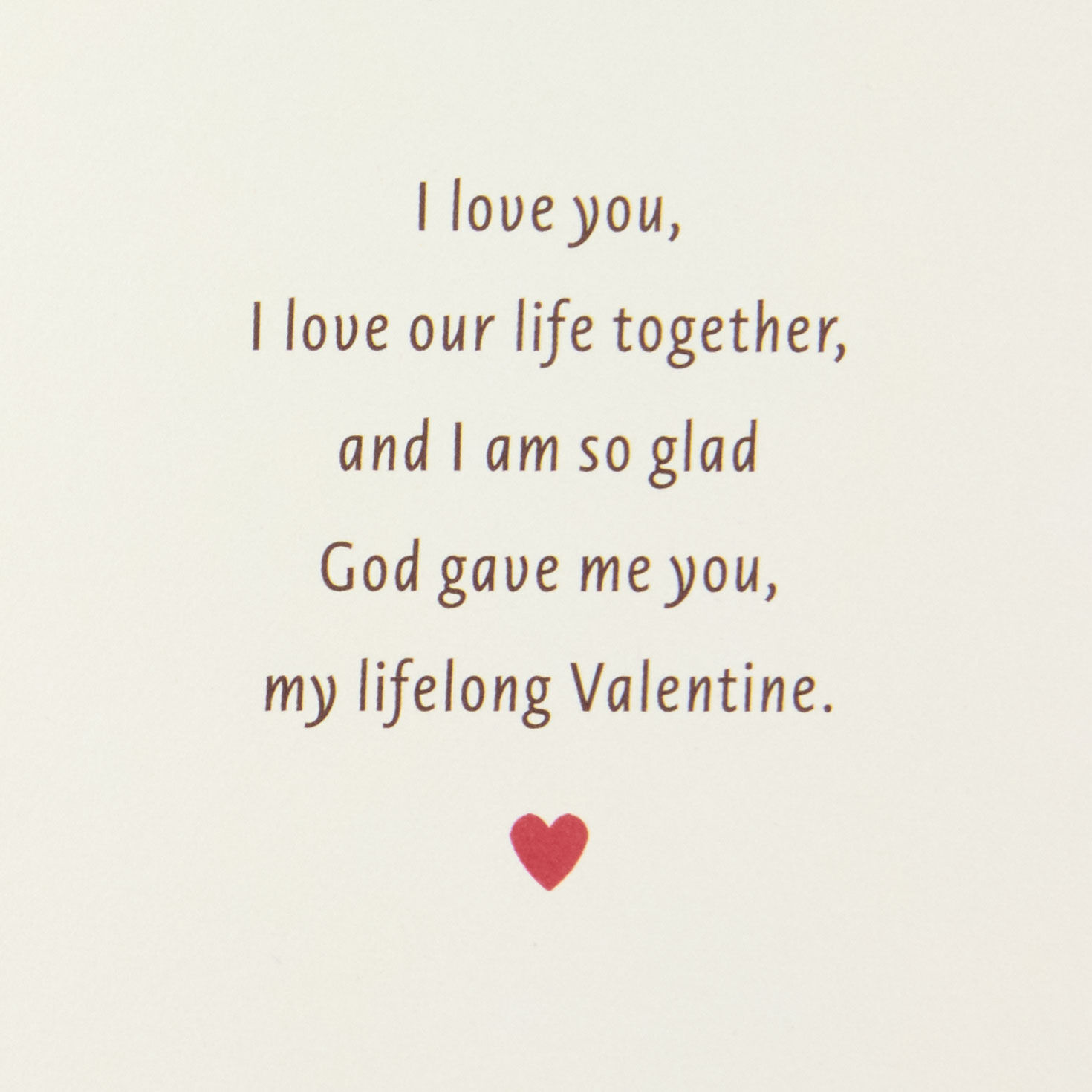 Wood and Velvet Religious Valentine's Card for Husband Sentiment image number 3