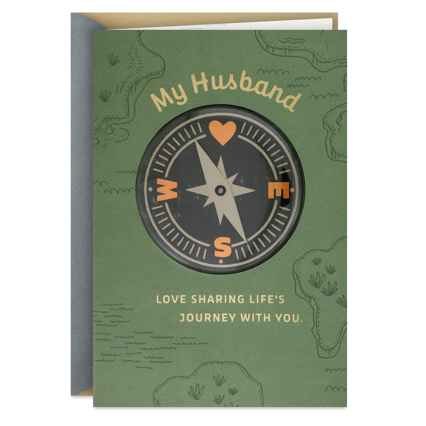 Love Sharing Life's Journey Father's Day Card for Husband