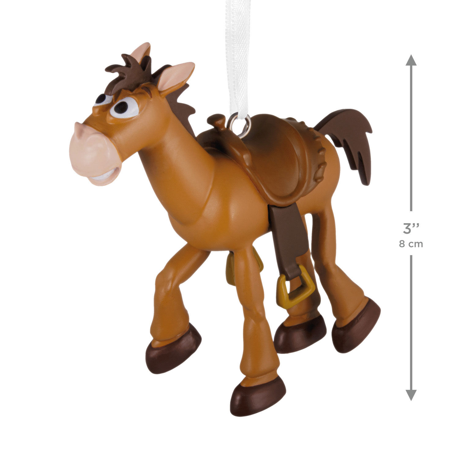 Toy Story Bullseye Horse Christmas Ornament measurement image number 3