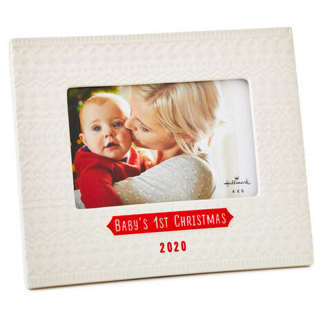 Baby's First Christmas 2020 Picture Frame, 4x6, , large