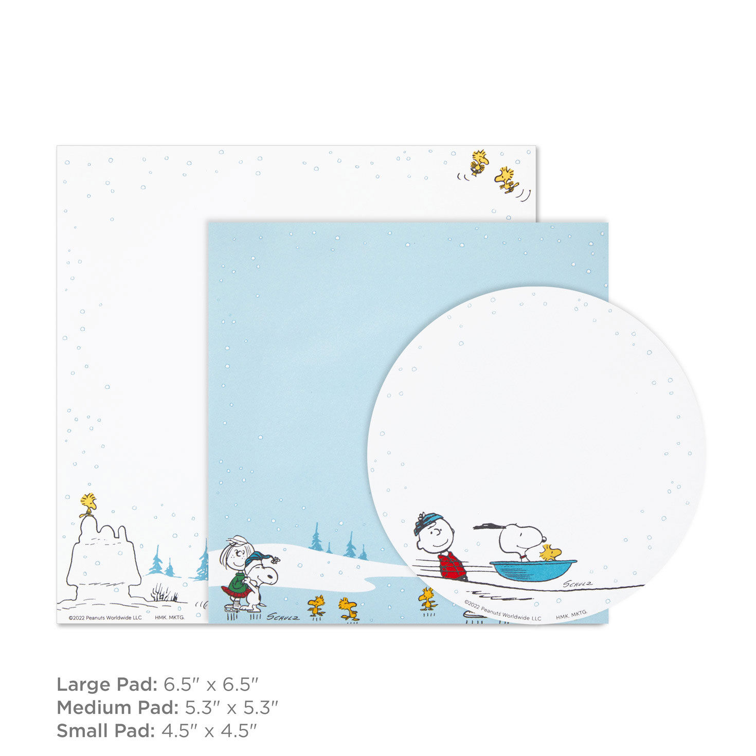 Peanuts Winter Fun Memo Pad Set, , large image number 2