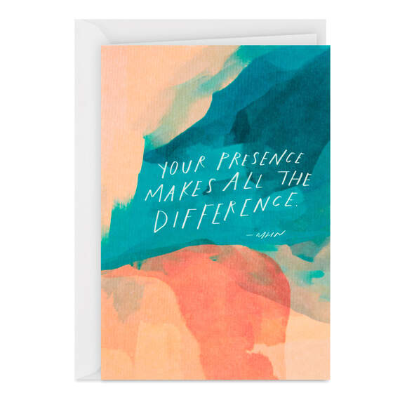 Morgan Harper Nichols Your Presence Makes a Difference Thank-You Card