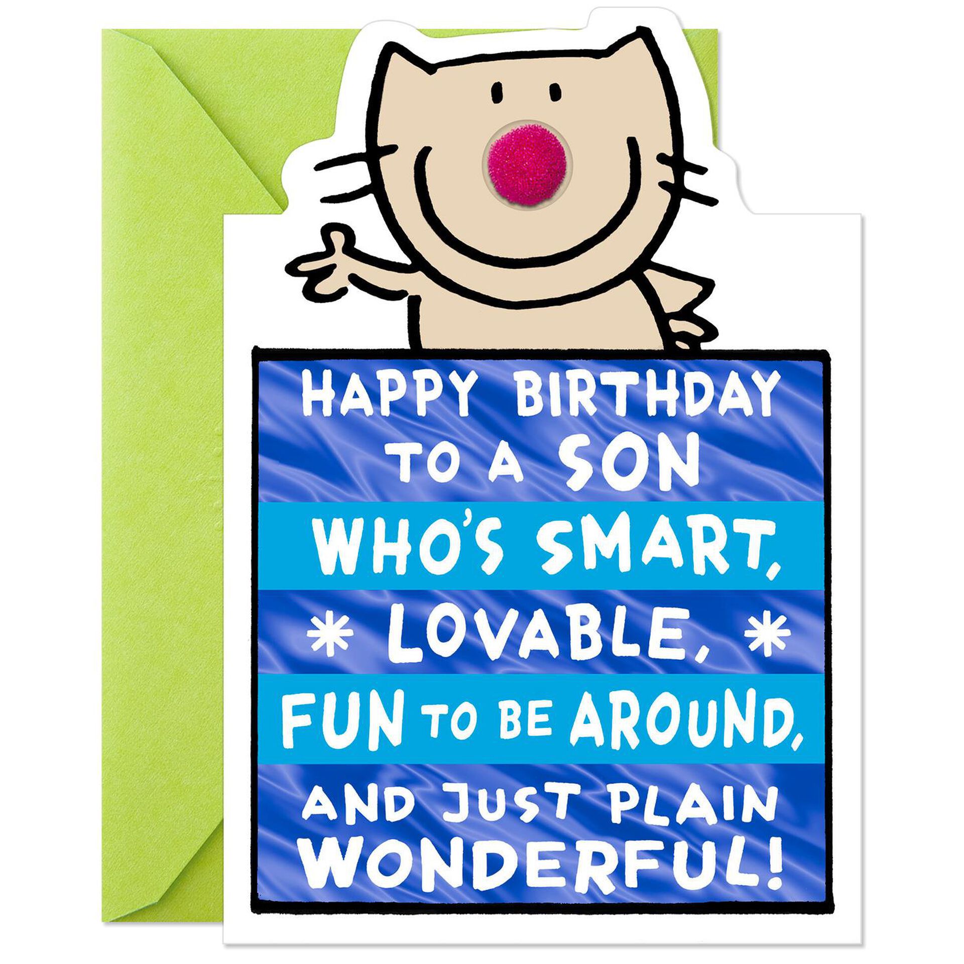 Smart, Lovable and Fun Funny Birthday Card for Son - Greeting Cards ...