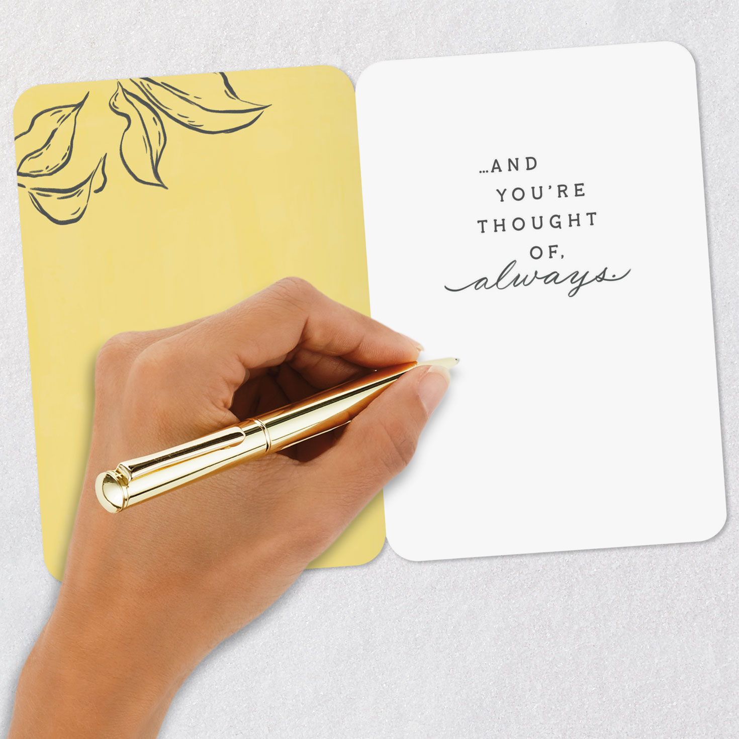 Lemons on White Encouragement Card Signing card image number 6