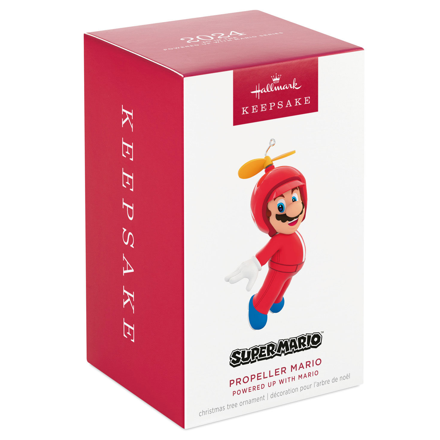 Nintendo Super Mario&trade; Powered Up With Mario Propeller Mario Ornament, , large image number 7