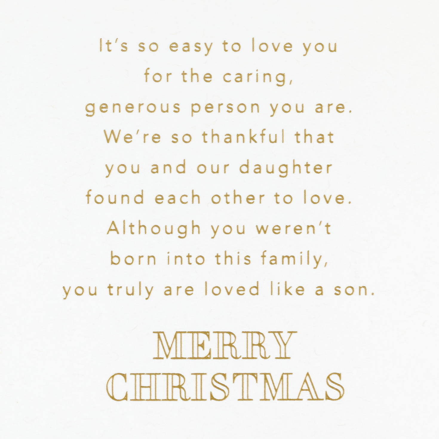 Modern Holiday Trees Son-in-Law Christmas Card Sentiment image number 2