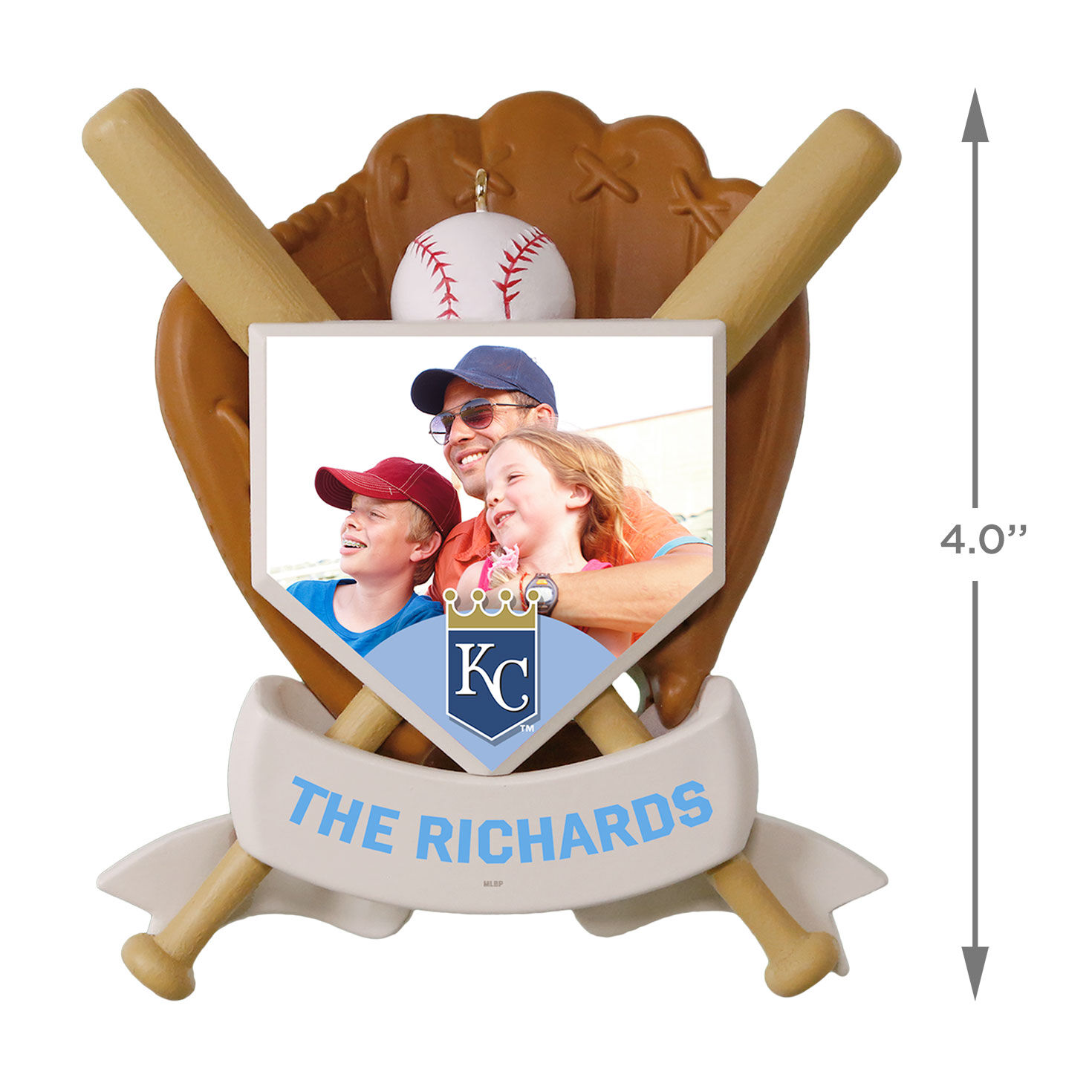MLB Kansas City Royals™ Baseball Personalized Ornament, Custom Photo and Text for only USD 30.99 | Hallmark
