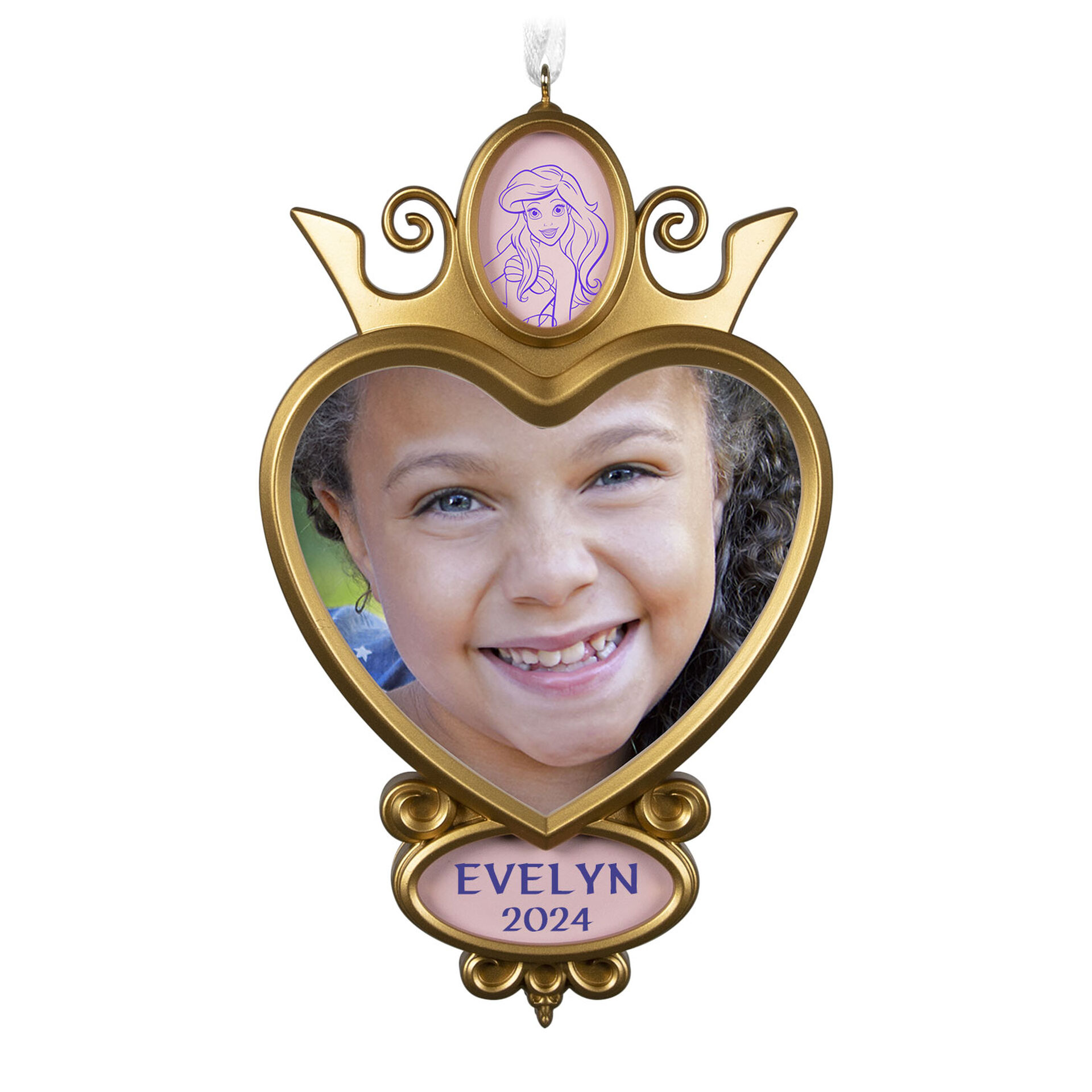 Disney Our Little Princess Personalized Photo Frame Ornament